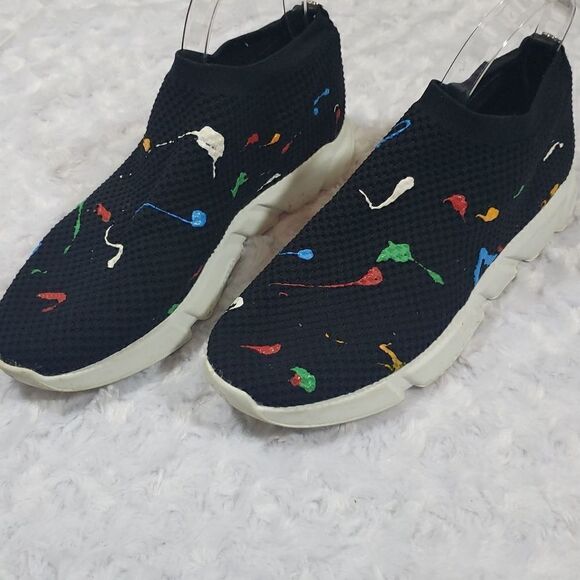 The Wishbone Collection size 10 slip on sneakers Pop of Paint Splash - Picture 7 of 7